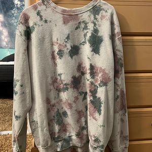Urban tye dye oversized crew neck